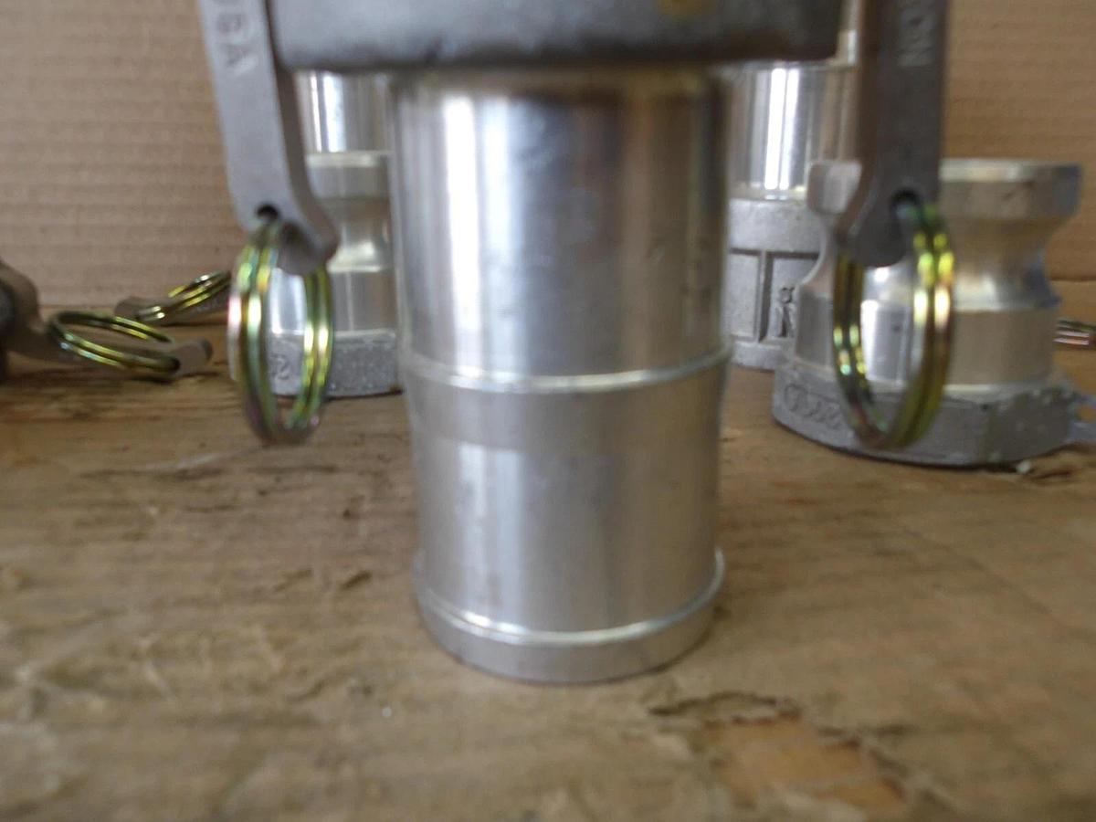 Used DIXON ANDREWS 2" HOSE COUPLER (LOT OF 4), #821208G NEW