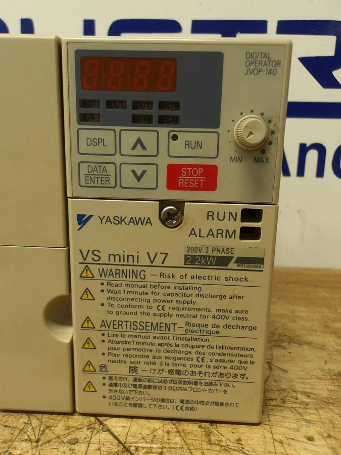 Used YASKAWA C1MR-V7AA22P2 MOTOR CONTROLLER, #23114G USED