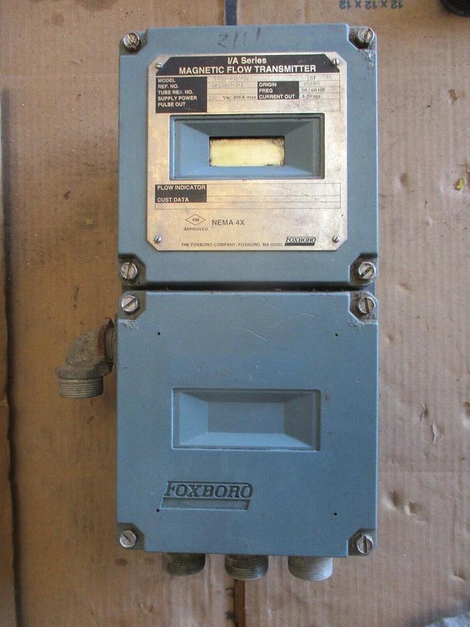 Used FOXBORO IMT20 MAGNETIC FLOW TRANSMITTER, #71151J USED