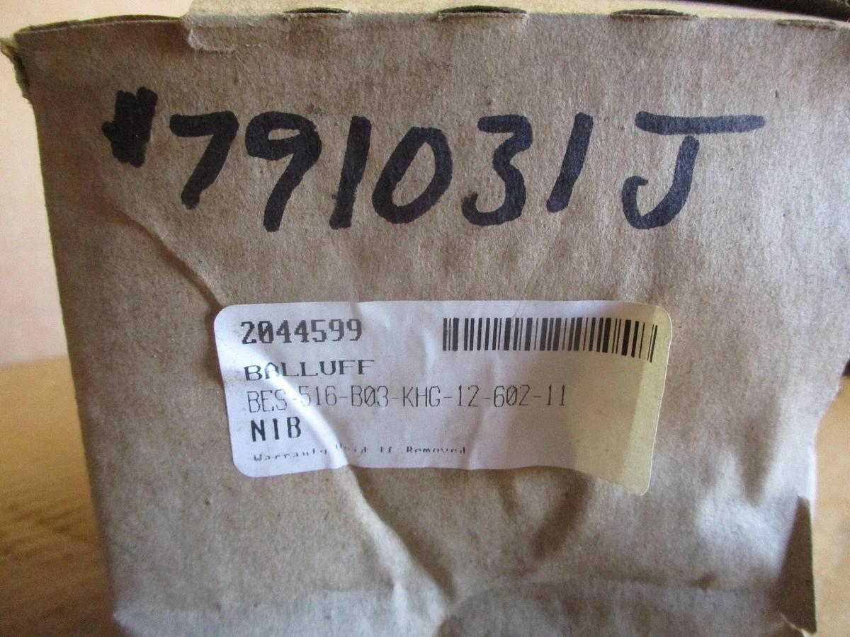 BALLUFF BES-516-KHG-12-602-11 PROXIMITY SWITCH, #791031J NIB