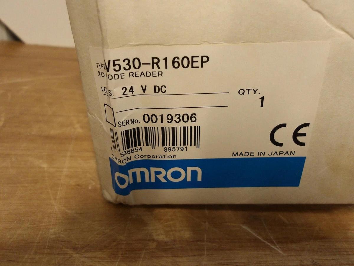 OMRON D2 CODE READER V530-R160EP, 24 V, #218205G NIB