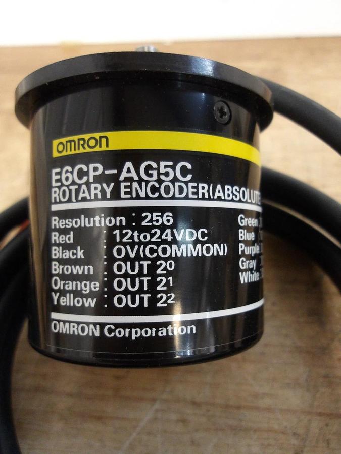 OMRON E6CP-AG5C ROTARY ENCODER 12-24 V, #4301157G NIB