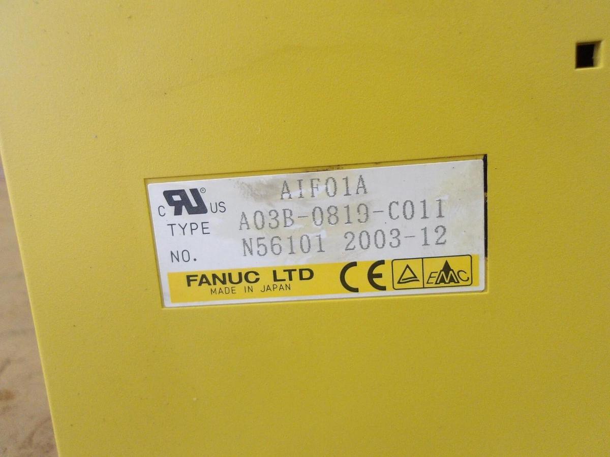 Used FANUC A1F01A INTERFACE MODULE A03B-0819-C011, #617146G USED