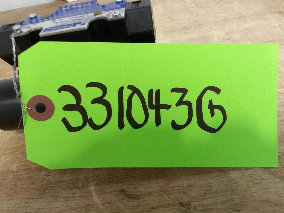 Used TOKIMEC DG4VC-3-0C-M-PS2-H-7-54 HYDRAULIC DIRECTIONAL CONTROL VALVE, #331043G