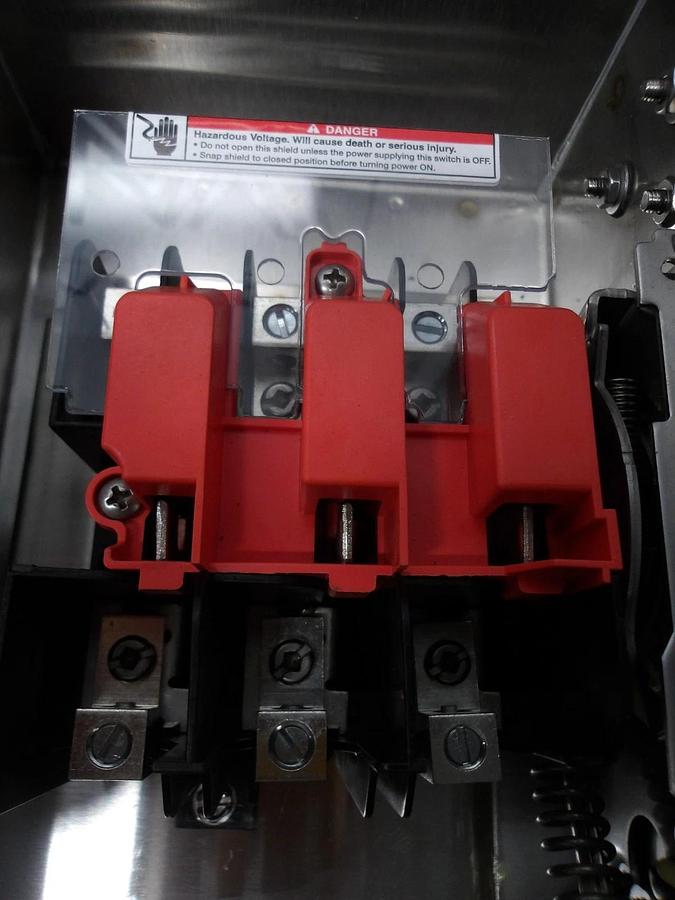 Used SIEMENS 30 AMP S/S SAFETY SWITCH 600/250 V, #716131G NEW