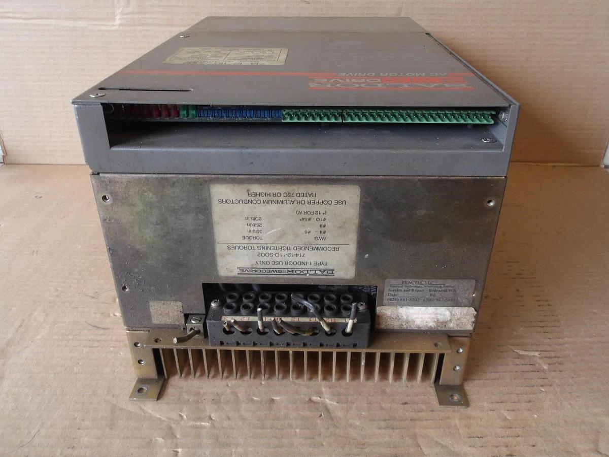 Used BALDOR SWEODRIVE 714-12-110-S002 MOTOR CONTROLLER, #7221110G USED