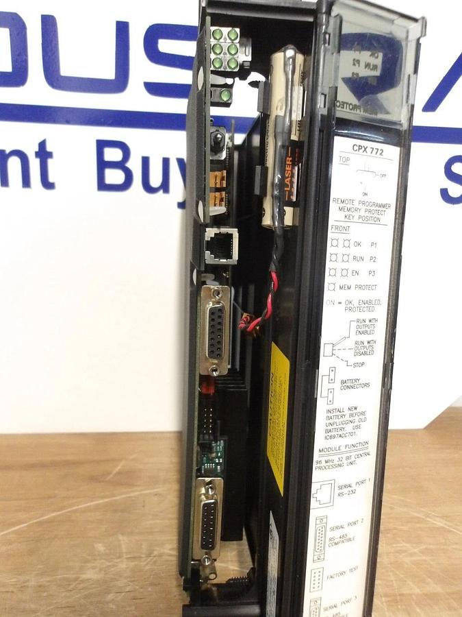 Used GE FANUC 1C697CPX772-HD CENTRAL PROCESSOR UNIT 512K MEMORY, #212241G NEW