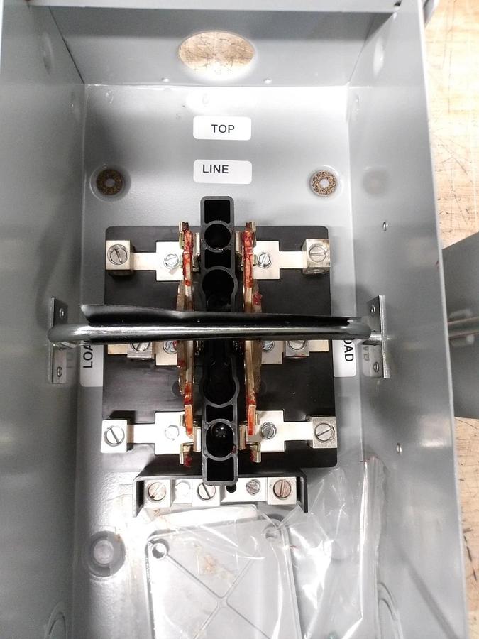 GE 100 AMP POWER TRANSFER SWITCH 120-240 V, DOUBLE THROW, #581042G NIB