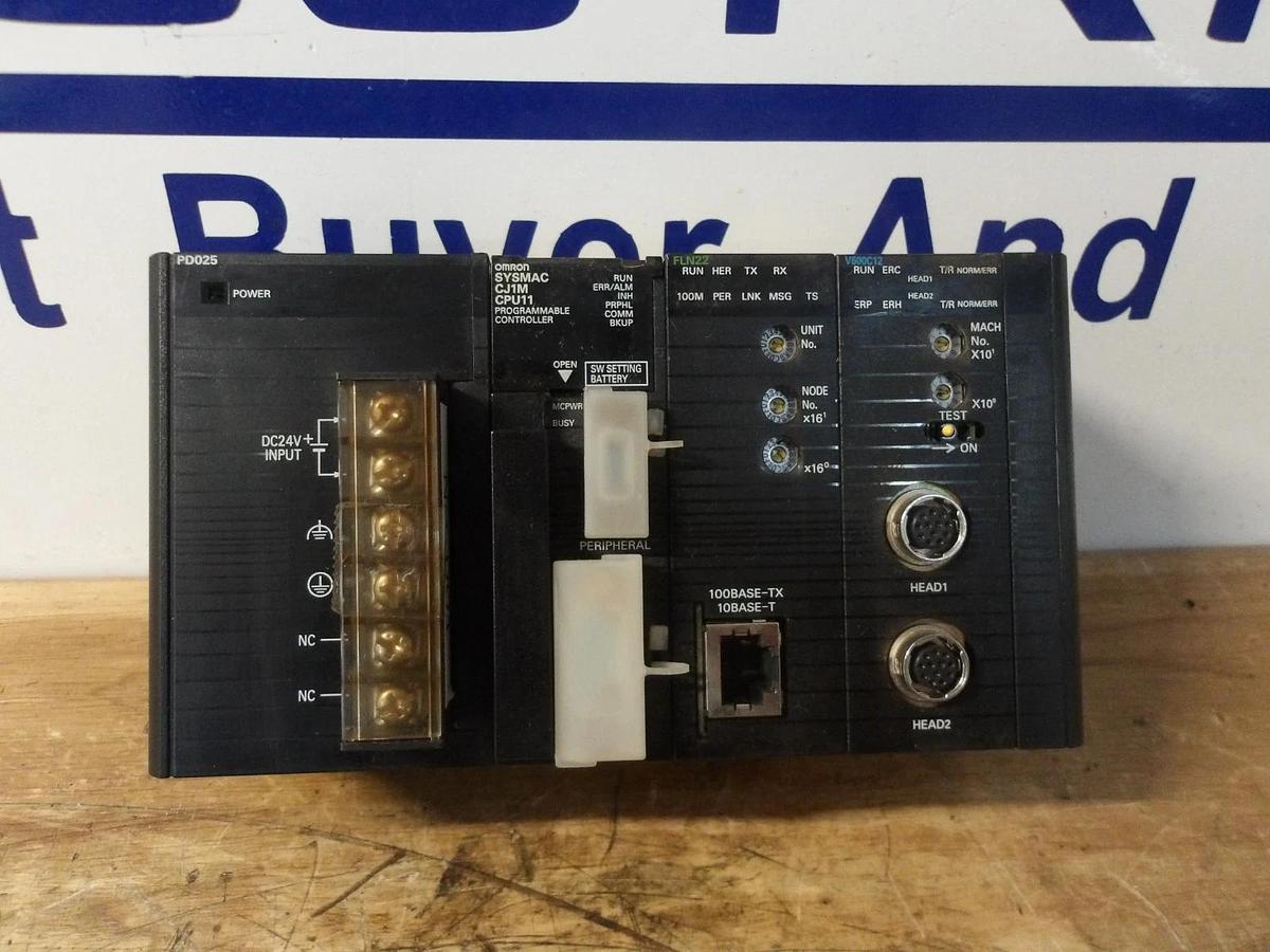 Used OMRON RACK & CARDS PD025, #128230G USED