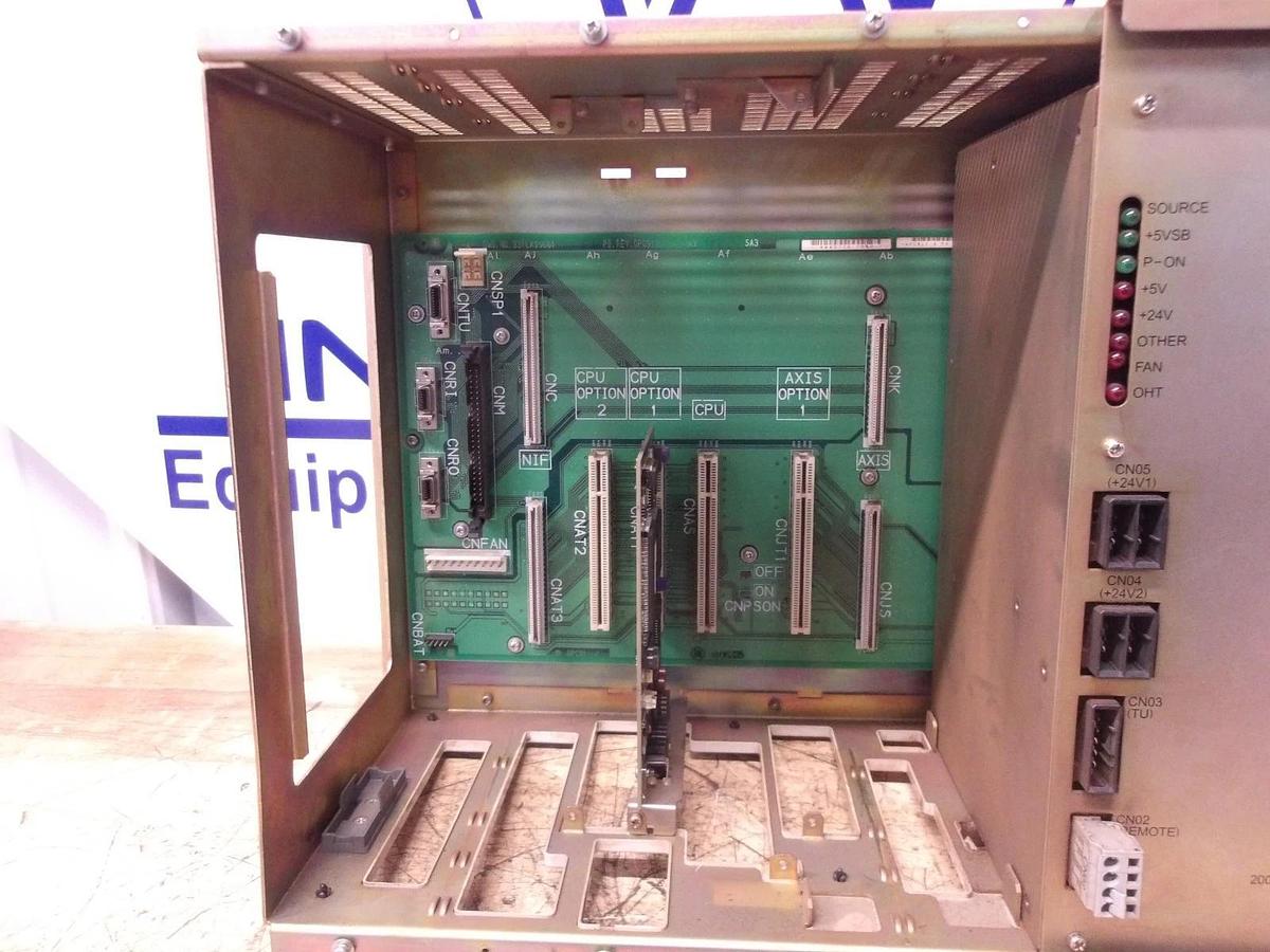 Used YASKAWA JZNC-NRK51-1 RACK & POWER SUPPLY, #25142G USED