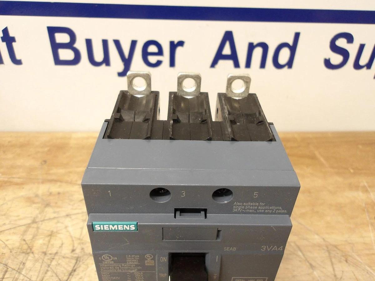 SIEMENS 125 AMP CIRCUIT BREAKER 240-480-600 V, #581017G NIB
