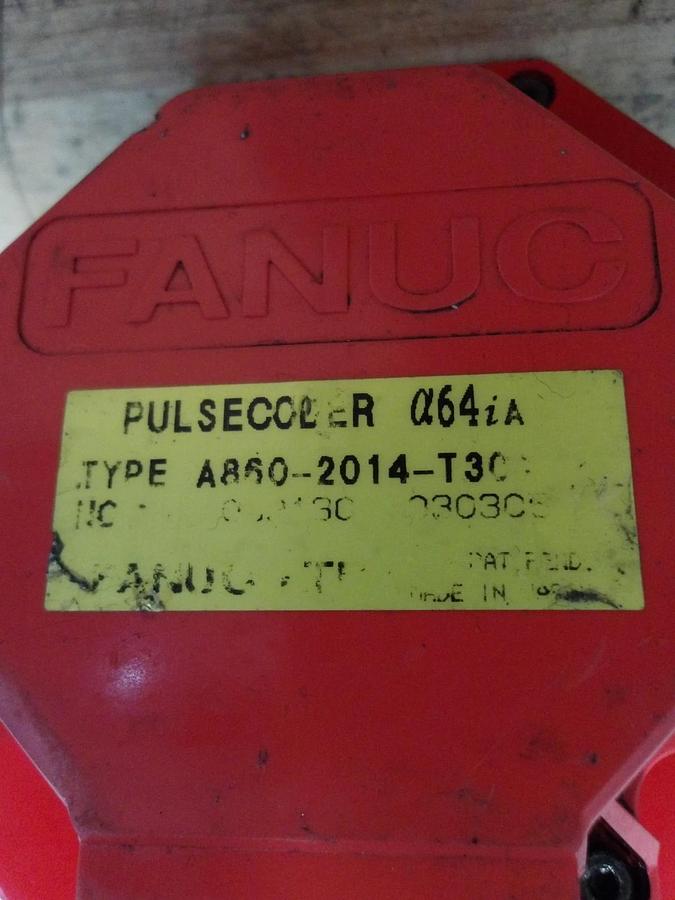 Used FANUC A06B-0235-B605 AC SERVO MOTOR, 4000 RPM, #6171016G REMANUFACTURED