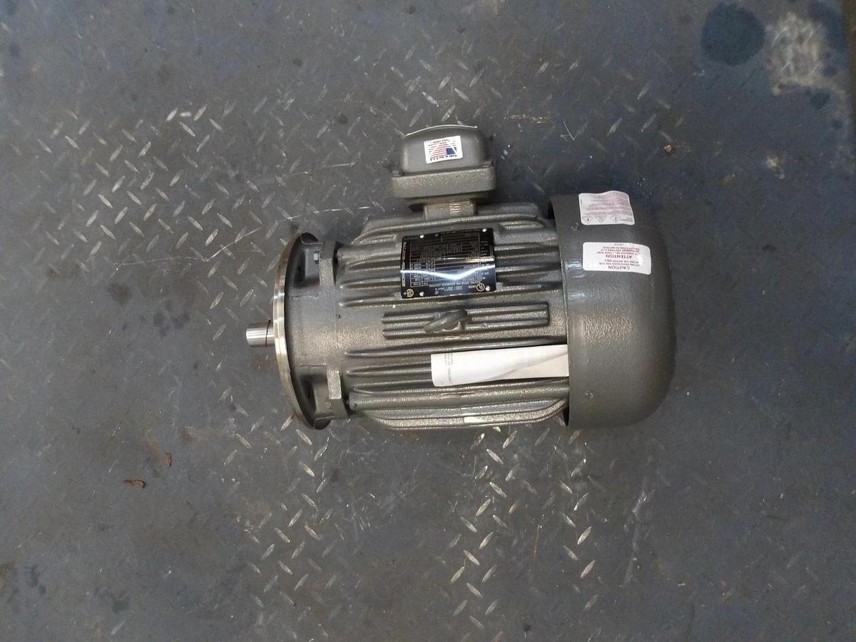 Used BALDOR 3 HP MOTOR, FR 182TC, 1755 RPM, 230/460 V, #7211154G NEW