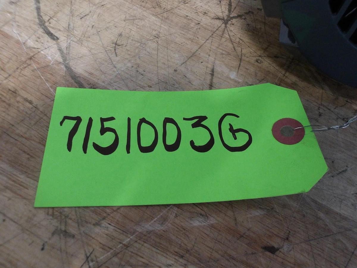 Used MARATHON 1 HP AC MOTOR, FR 56, 3450 RPM, 208-230/460 V, #7151003G USED