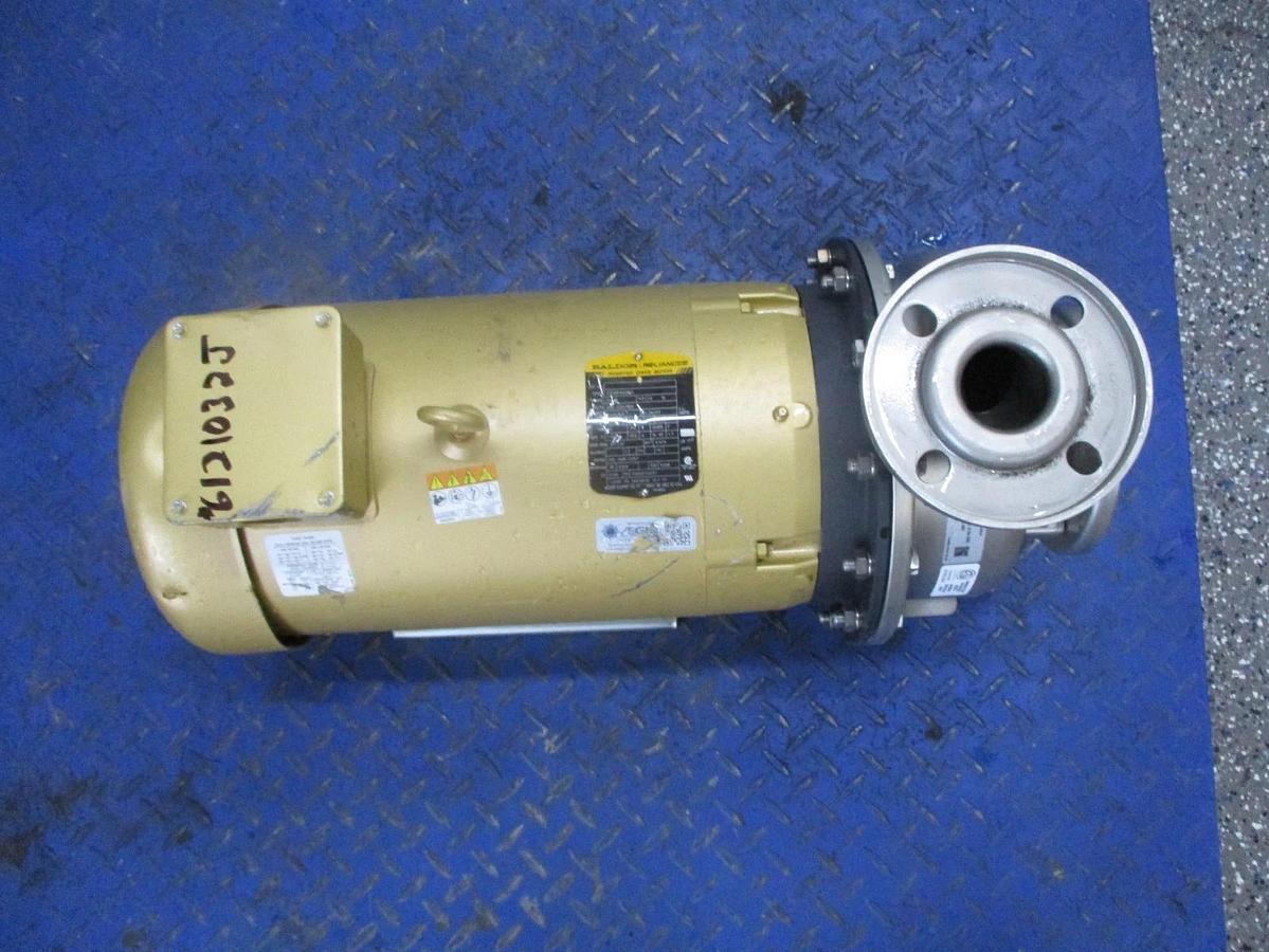 Used EBARA 2" X 2-1/2" STAINLESS 15 HP PUMP, #6121032J NEW