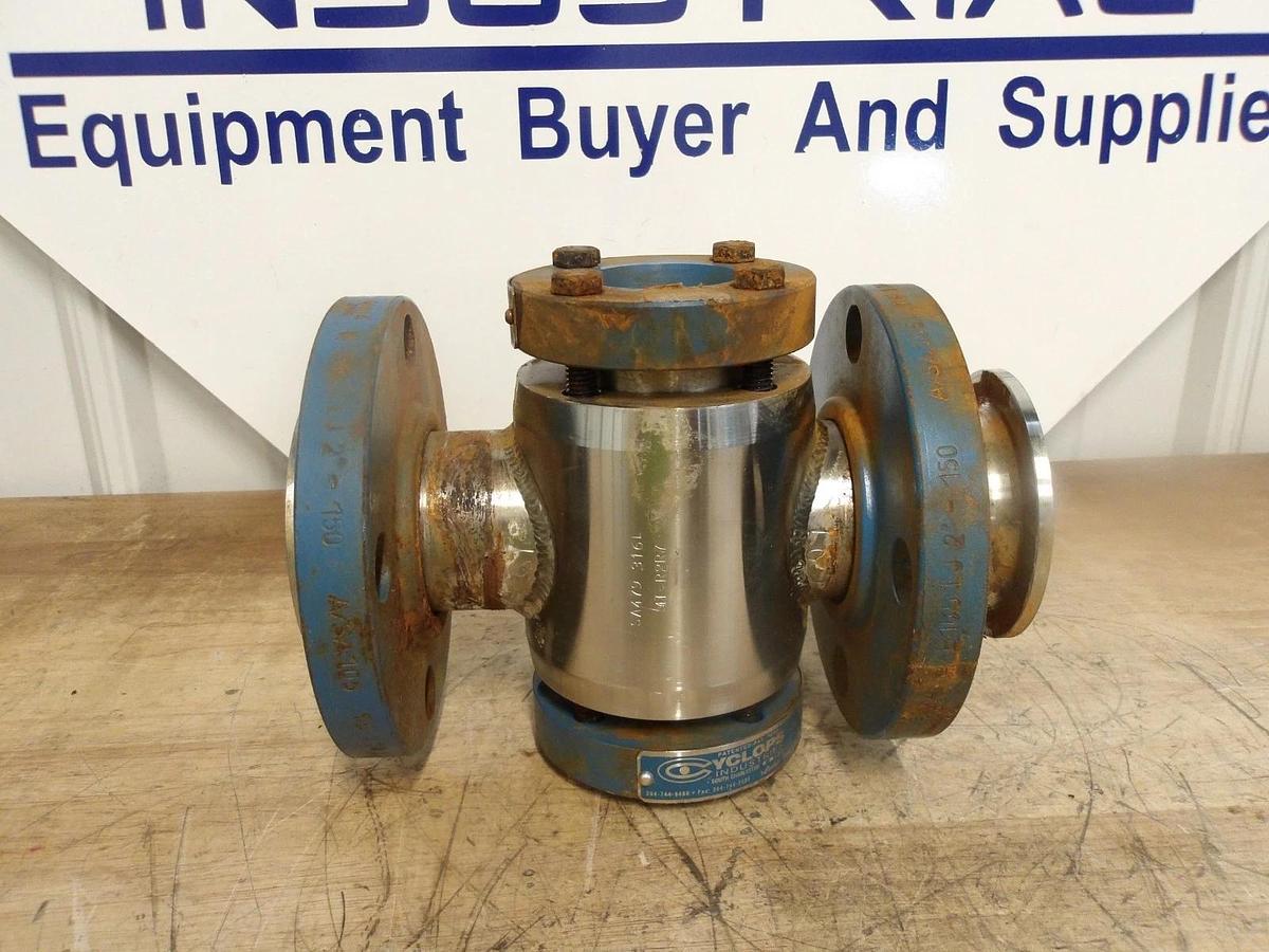 Used CYCLOPS 2" FLANGED SIGHT GLASS, #1021008G USED