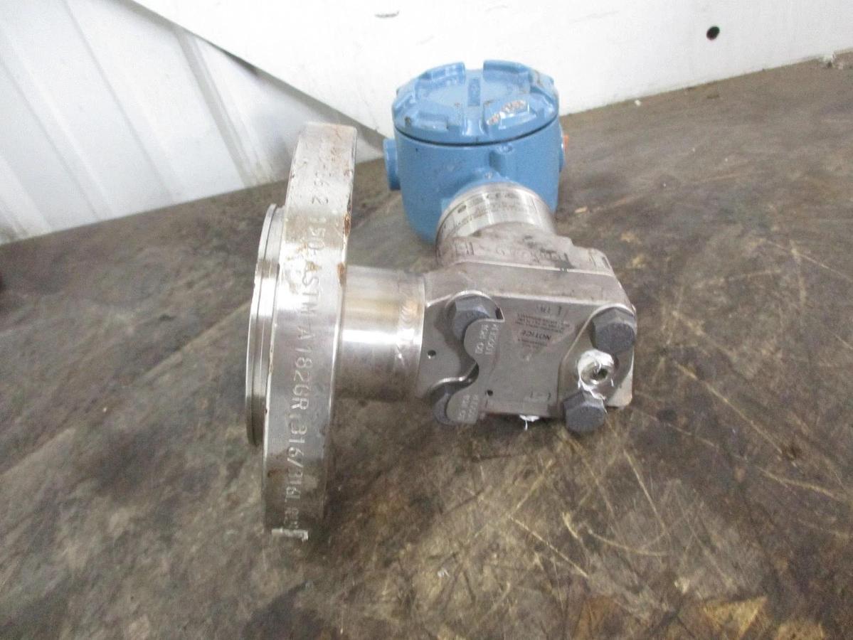 Used ROSEMOUNT 3051S PRESSURE TRANSMITTER W/ FLANGE, #36818J USED