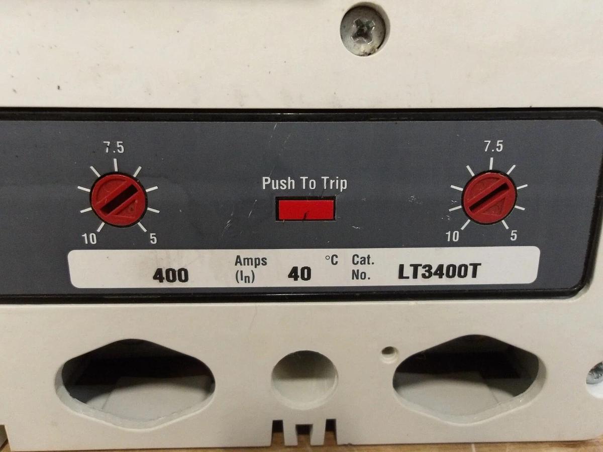 Used CUTLER HAMMER 400 AMP BREAKER LD35K, 600 VAC, #221948G NEW