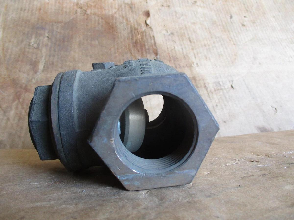 Used WALWORTH 1-1/4" BRONZE CHECK VALVE, #917336J NEW