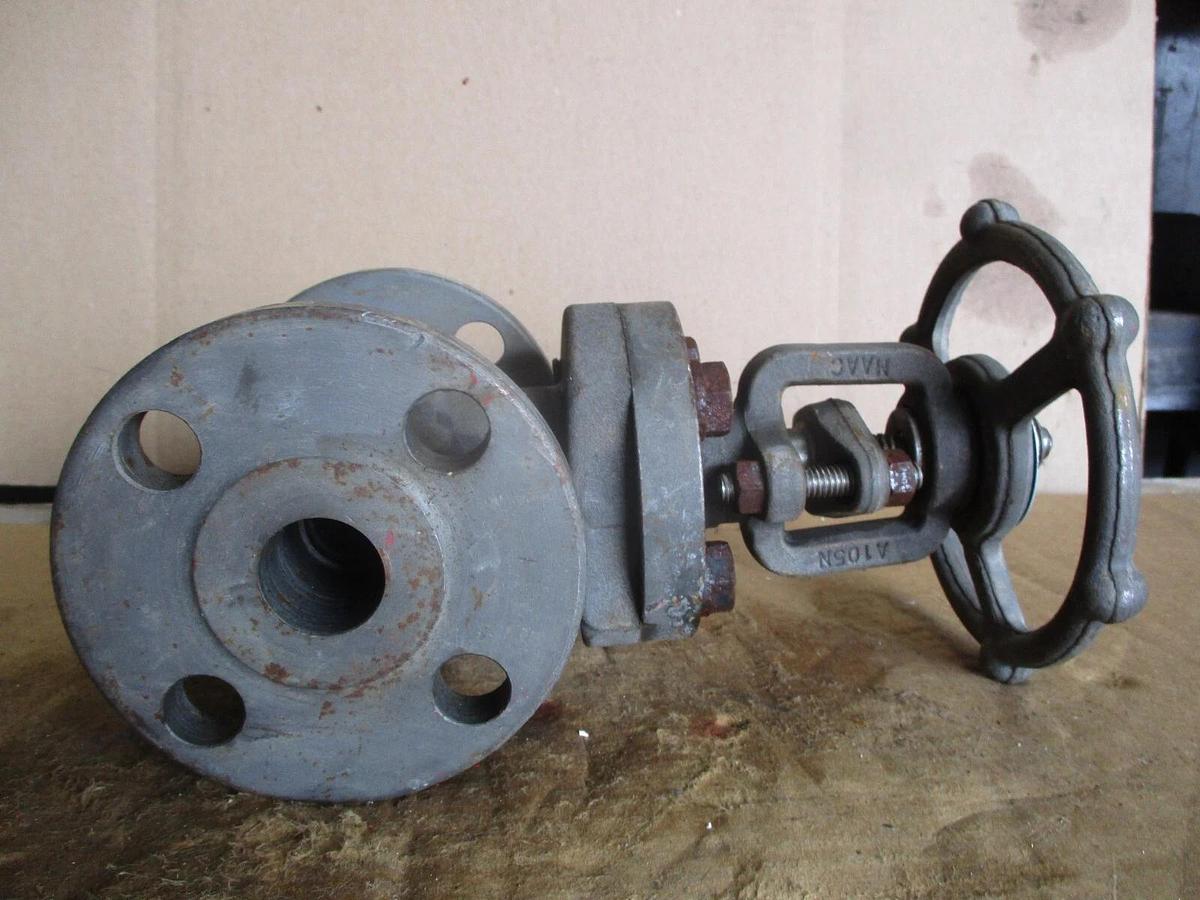 Used VOGT 1" IRON GATE VALVE, #68953J NEW WEATHERED