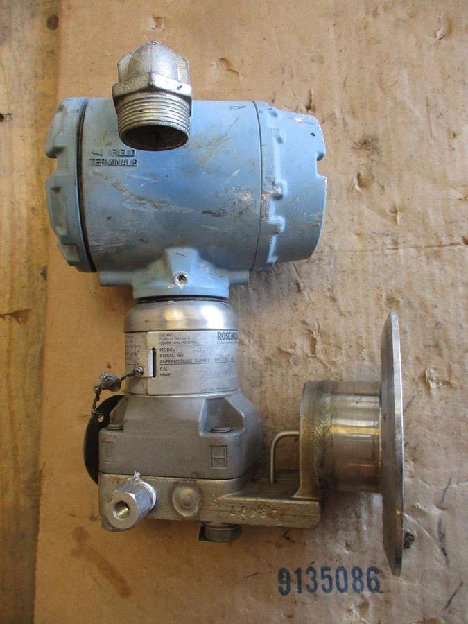 Used ROSEMOUNT 3051 PRESSURE TRANSMITTER, #971249J USED