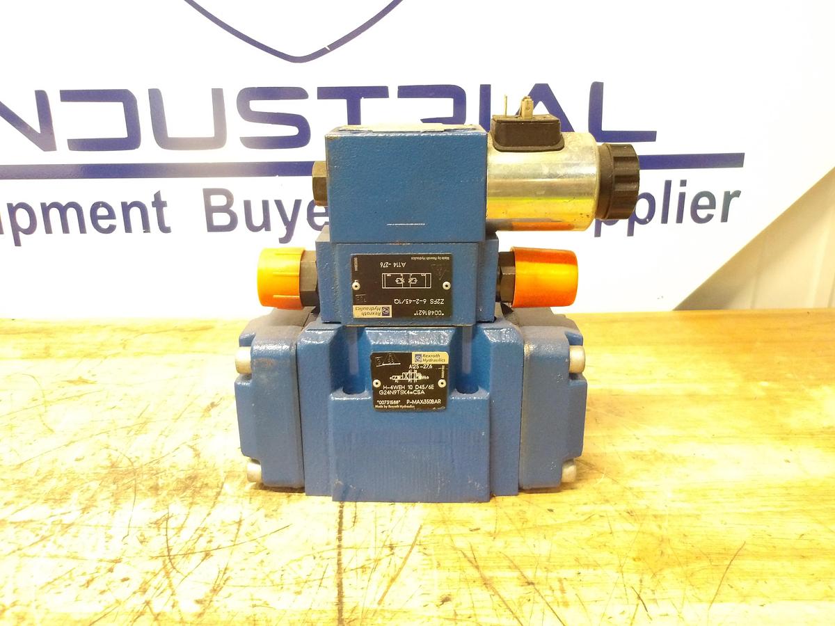 Used REXROTH 4WE-6-D62/EG24N9K4-CSA DIRECTIONAL VALVE