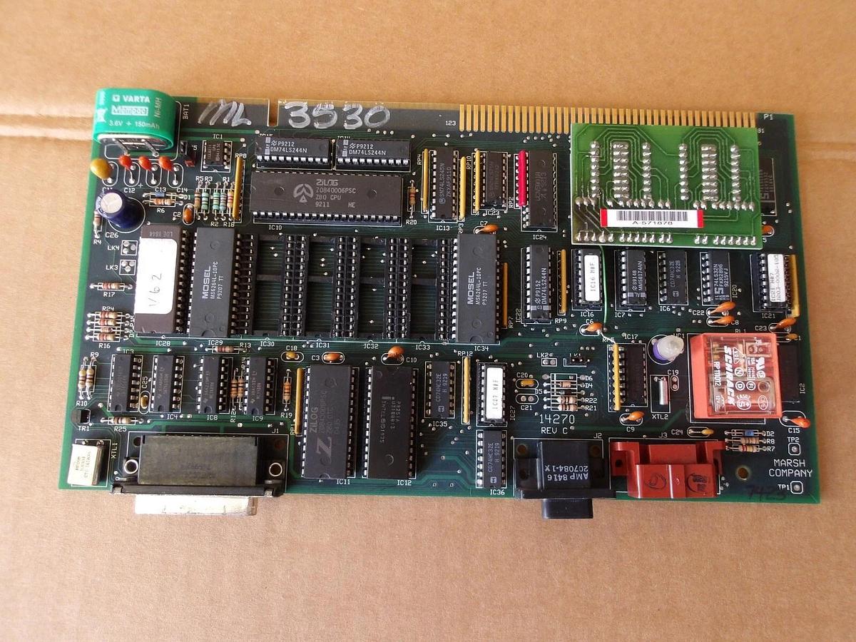 Used MARSH 14270 RECONDITION MEMORY CIRCUIT BOARD, #93200G REMANUFACTURED