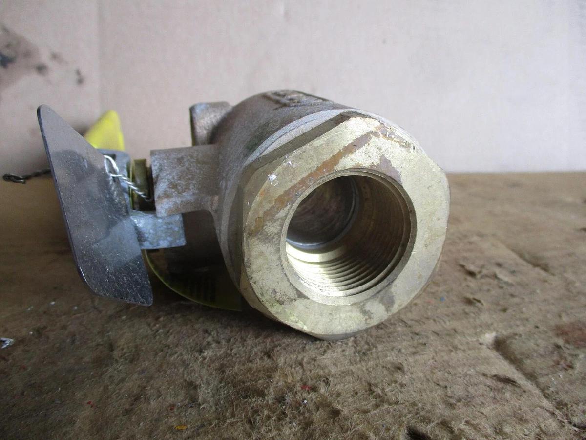 Used APOLLO 1" BRONZE BALL VALVE, #681136J NEW