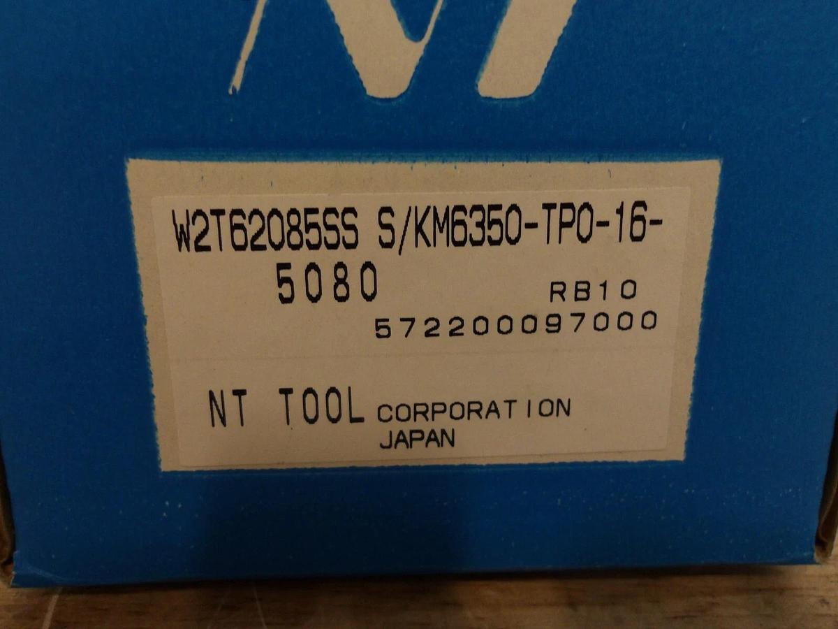 NT W2T62085SS MACHINE TOOL HOLDER, #314212G NIB