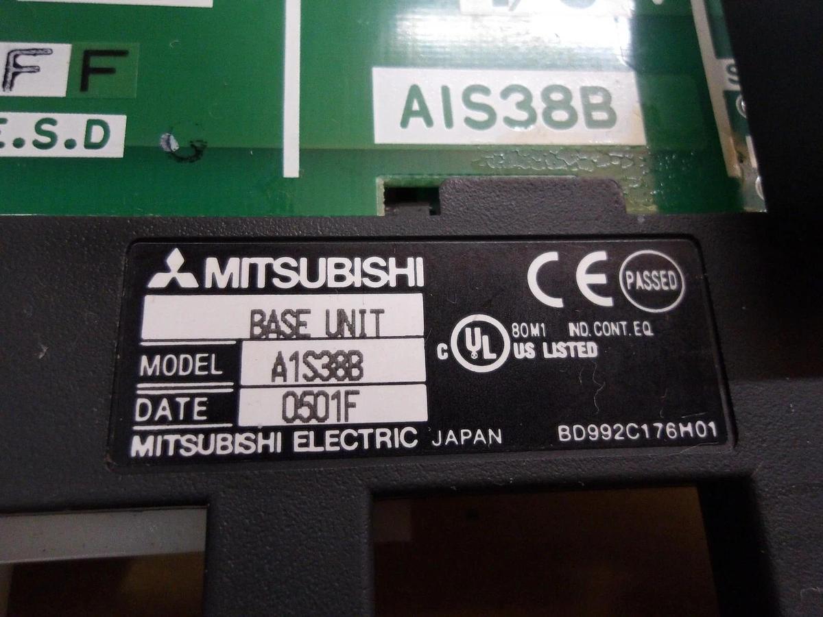 Used MITSUBISHI A2SHCPU RACK & CARDS, #410810G USED