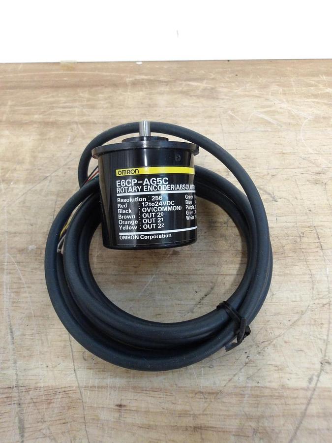 OMRON E6CP-AG5C ROTARY ENCODER 12-24 V, #4301157G NIB