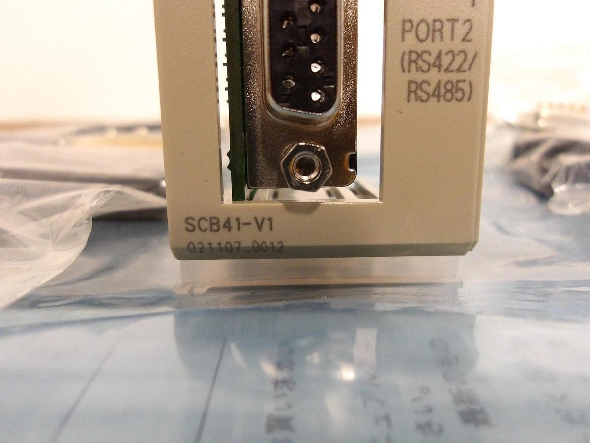 Used OMRON CS1W-SCB41-V1 SERIAL COMMUNICATIONS MODULE, #4301008G NEW
