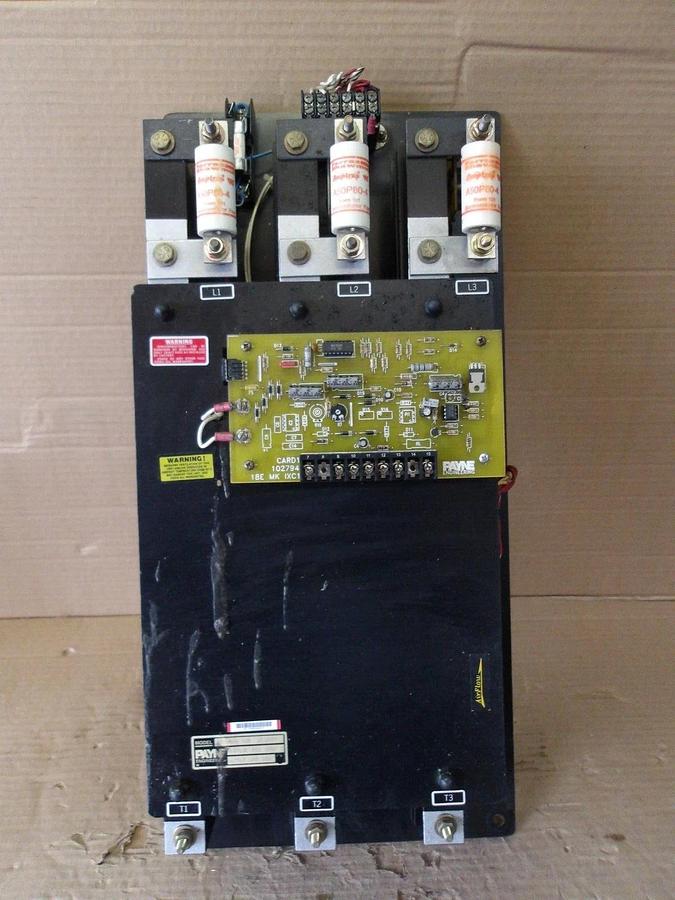 Used PAYNE ENGINEERING 18EM6-4-80P POWER CONTROLLER 80 AMP, #9121035G USED