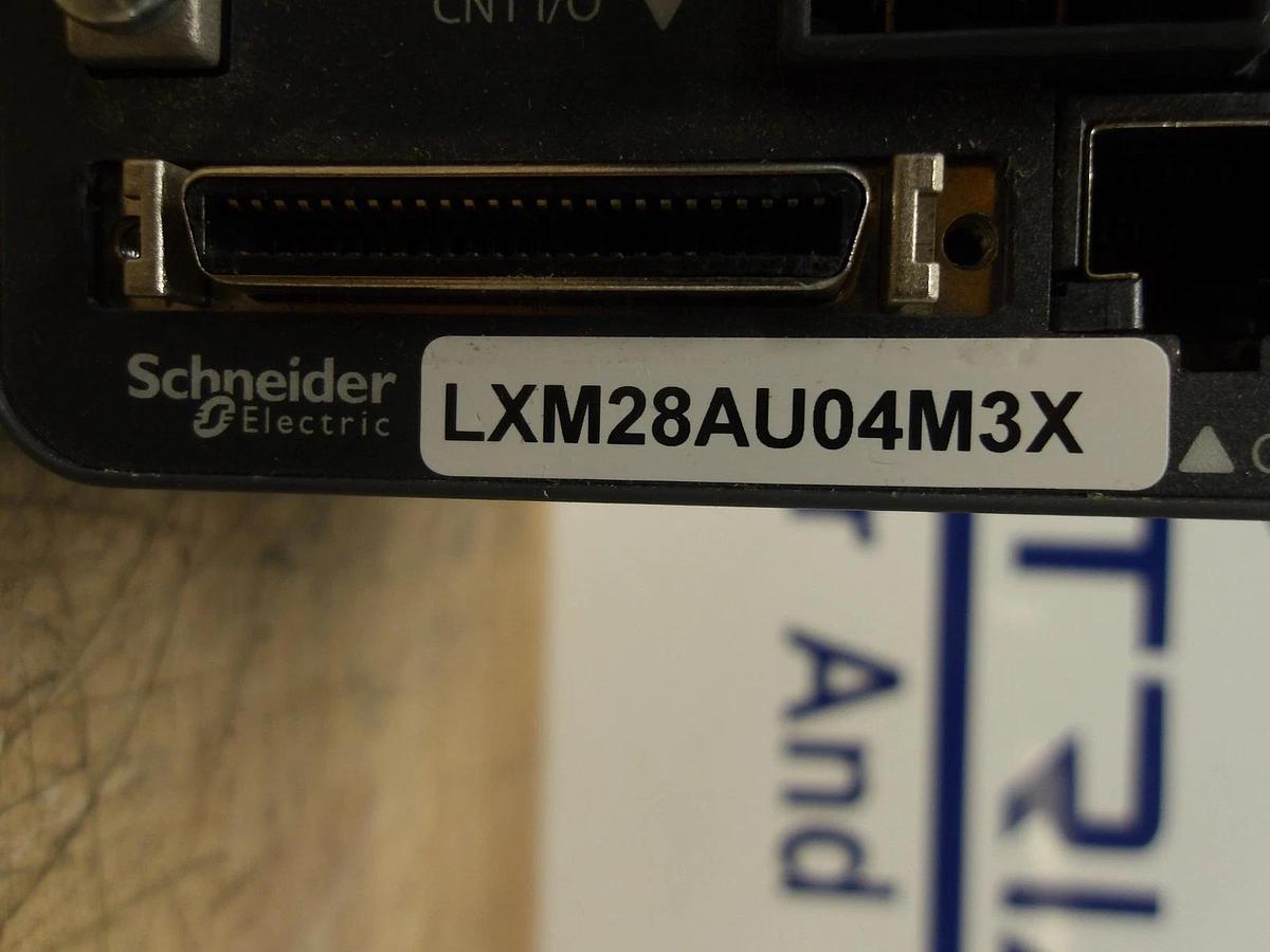 Used SCHNEIDER LXM28AU04M3X MOTION SERVO CONTROLLER, #33813G USED