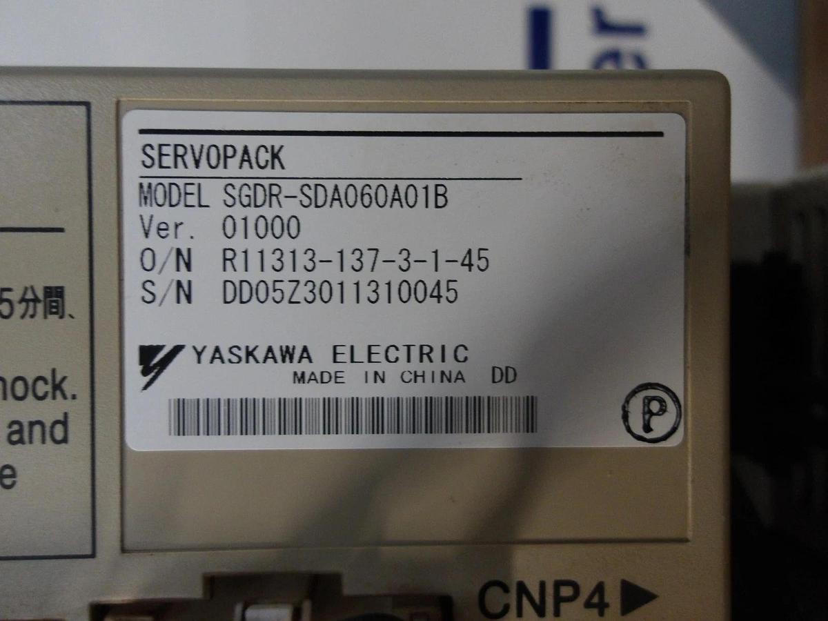 Used YASKAWA 6AXIS ROBOT SERVO-PACK UNIT SGDR-EA1400N, #128151G USED