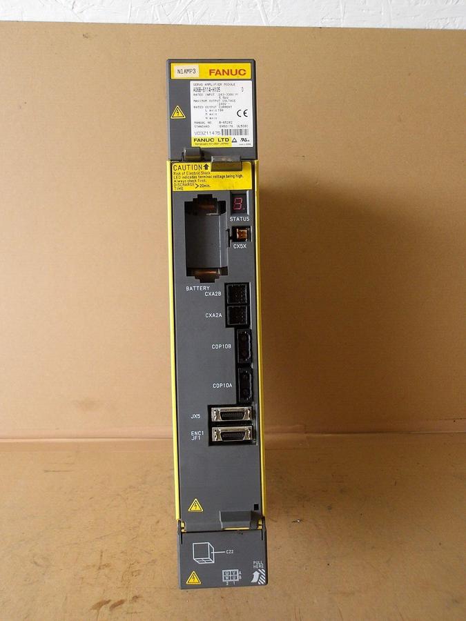 Used FANUC A06B-6114-H105 SERVO AMPLIFIER MODULE, #6181130G USED