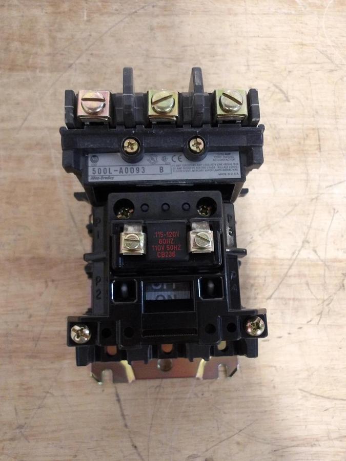 ALLEN BRADLEY 500L-A0D93 AC LIGHTING CONTACTOR, #4281047G NIB