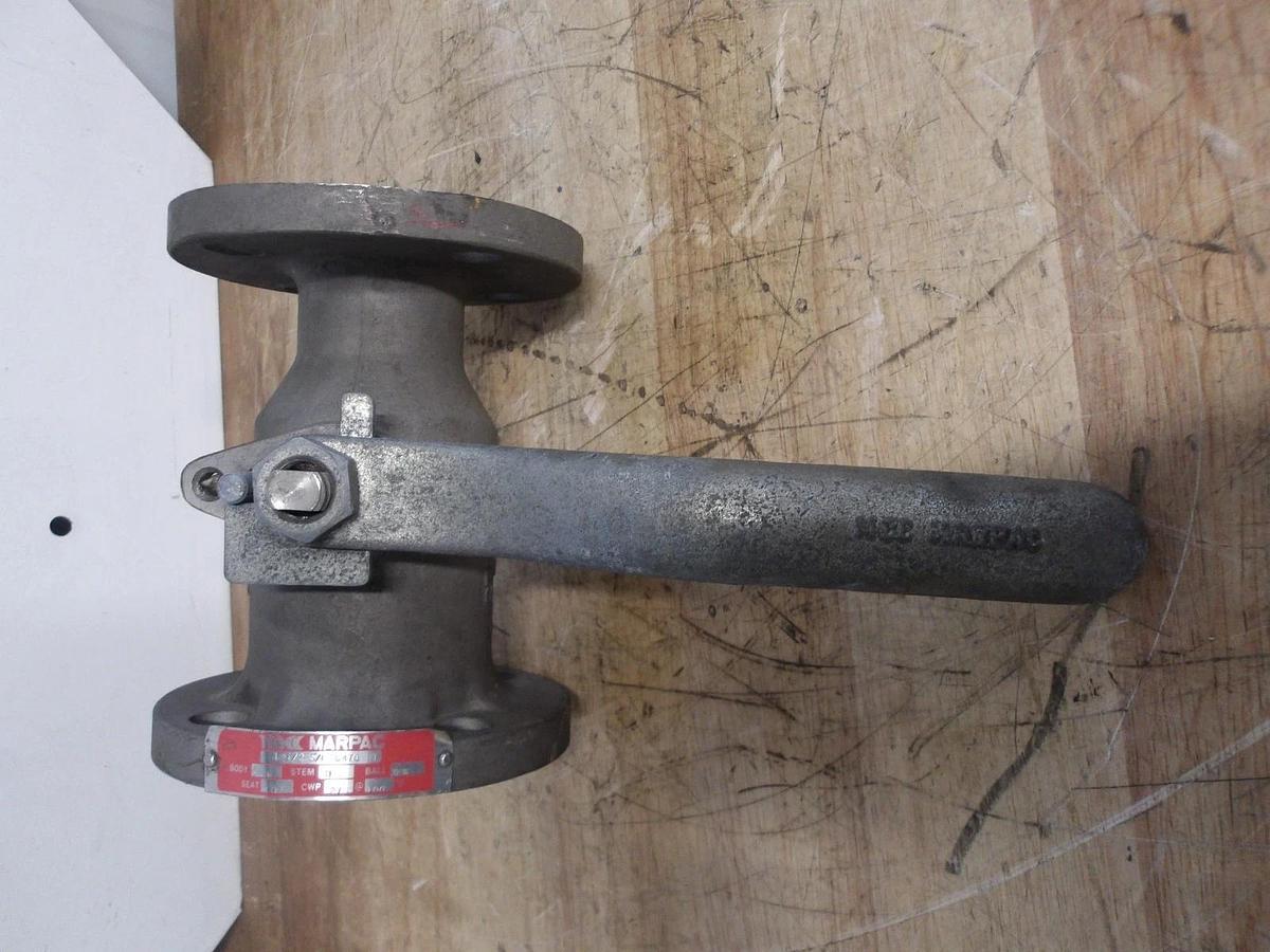 Used MARPAC 1-1/2" S/S BALL VALVE C470-RT, #7141135G NEW