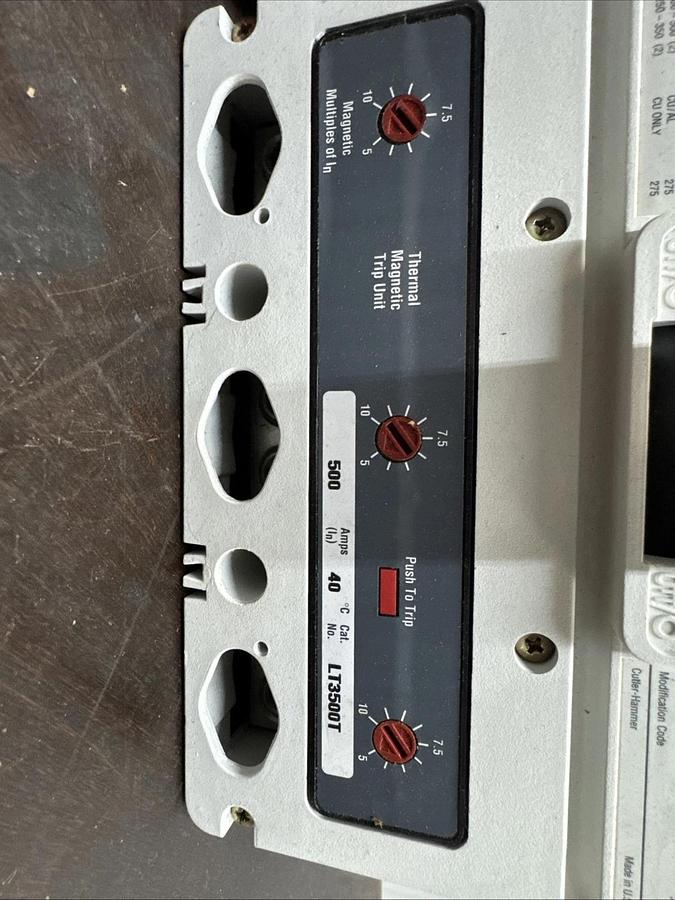 Cutler Hammer LD35K LT3500T 500 Amp Trip Unit! #2201235P New In Box!