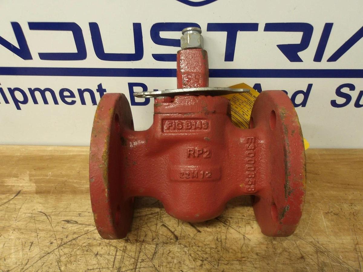 Used FLOWSERVE 2" NORDSTROM PLUG VALVE B143 FLANGED, #26938G NEW