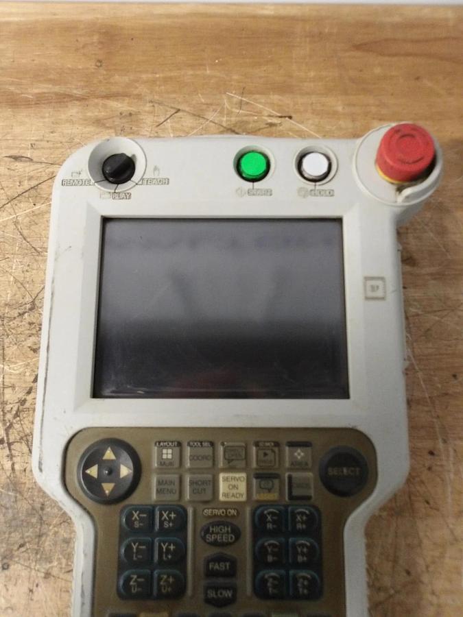 Used YASKAWA JZRCR-NPP01 TEACH PENDENT, #1219238G USED (AS IS)
