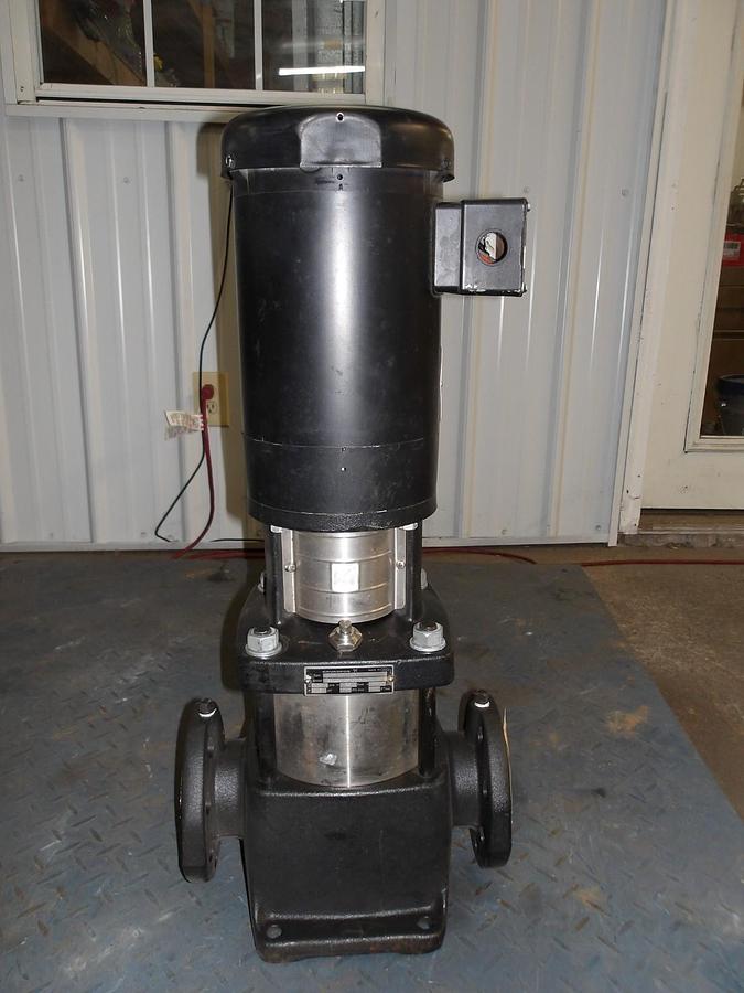 Used GRUNDFOS CR8-20-A-G-A-AUUV 2-1/2" PUMP W/ MOTOR, #611900G NEW