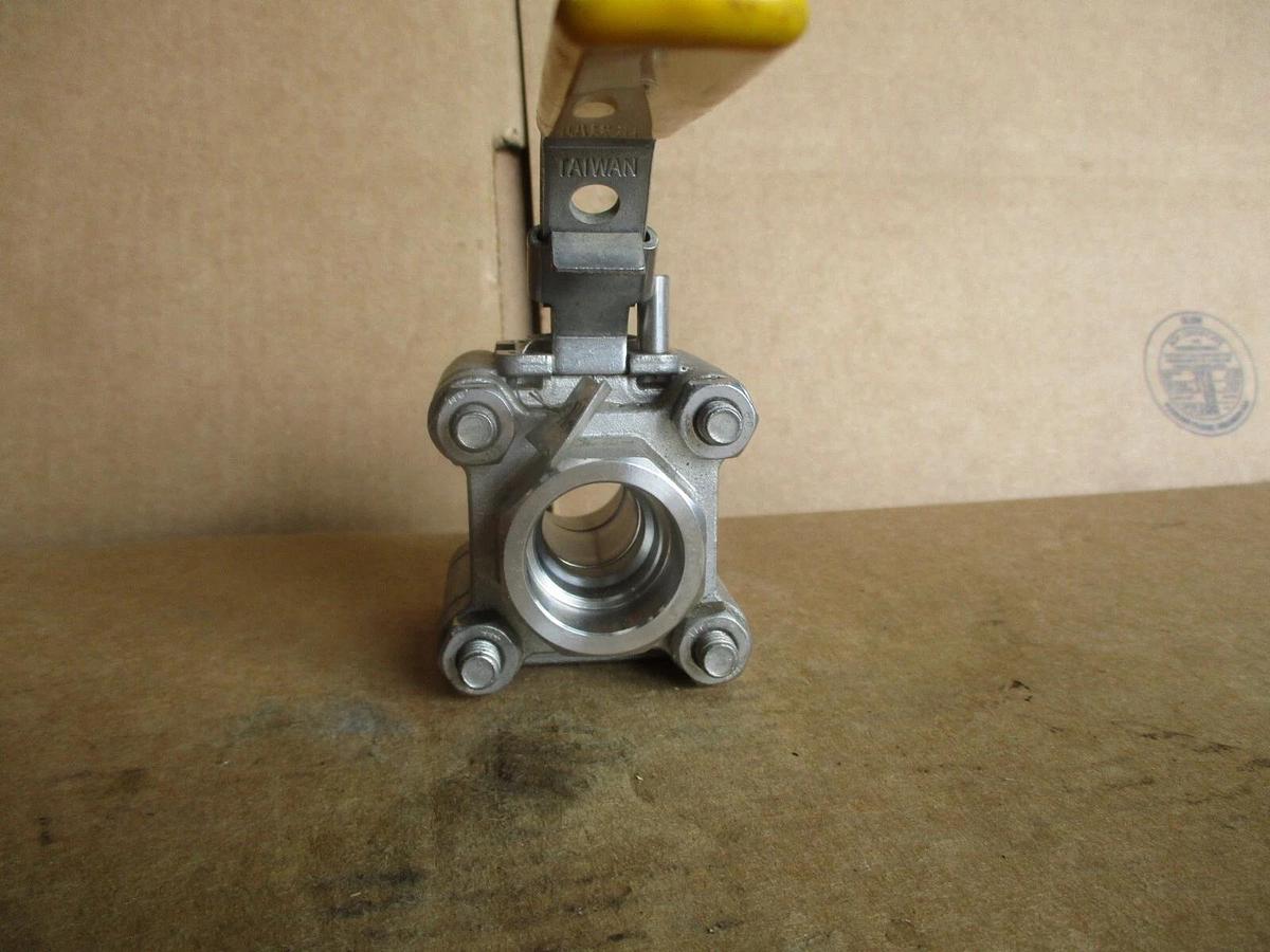 Used WARREN 3/4" STAINLESS BALL VALVE(SOCKET WELD), #4161131J NEW