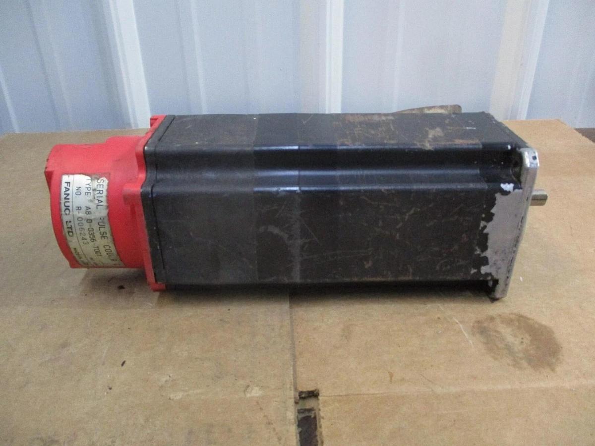 Used FANUC 1-OSP/3000 AC SERVO MOTOR, #120152J PARTS ONLY