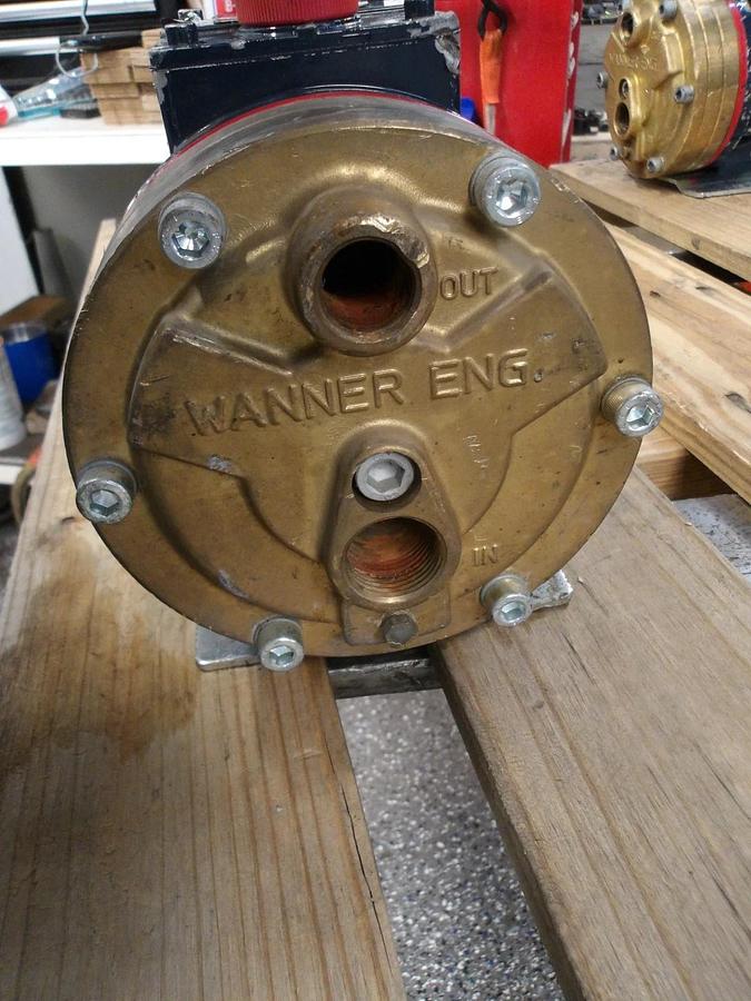Used WANNER HYDRA-CELL D10XKBTHFEHA PUMP 1" X 3/4", #79200G USED