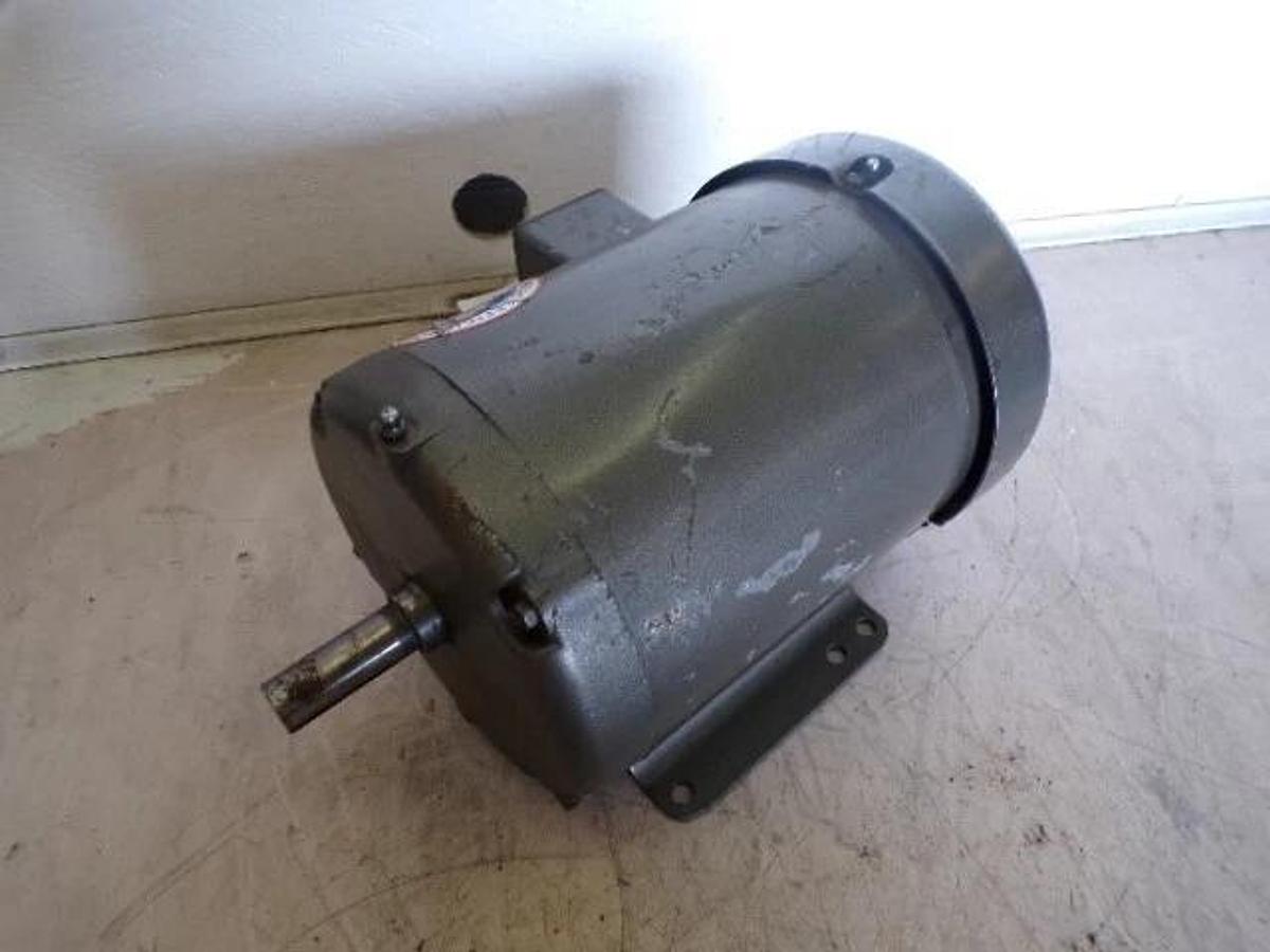 Used BALDOR 3 HP INDUSTRIAL MOTOR, FR 184, 208/230-46 V, 1725 RPM, #416238L NEW