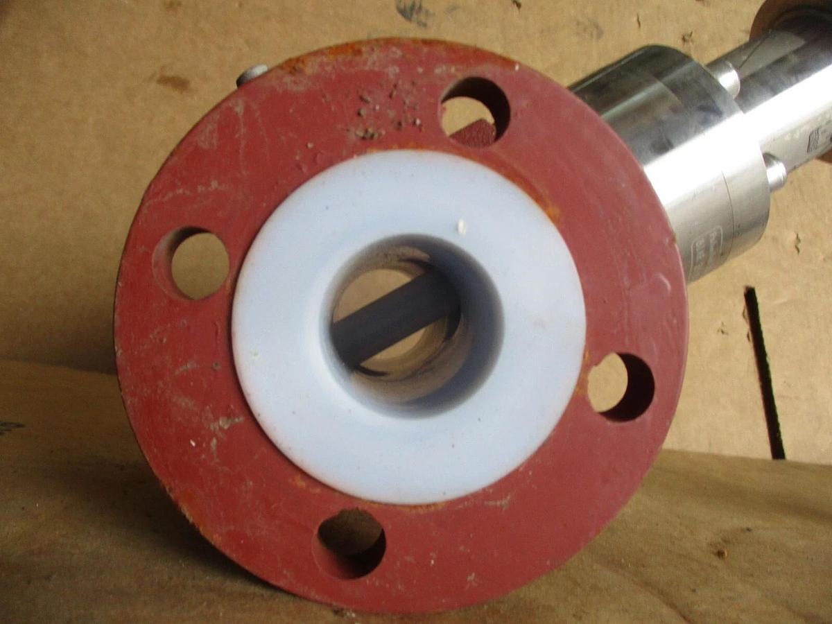 Used PRISEMASSON / BIAR SA 1-1/2" LINDED IRON SAMPLING VALVE CH-1948, #9141226J NEW