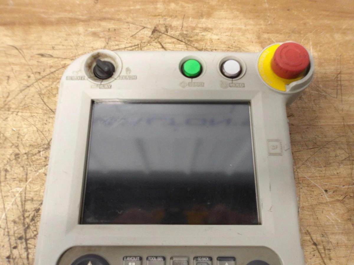 Used YASKAWA JZRCR-NPP01B-1 ROBOT TEACH PENDANT, #129120G USED