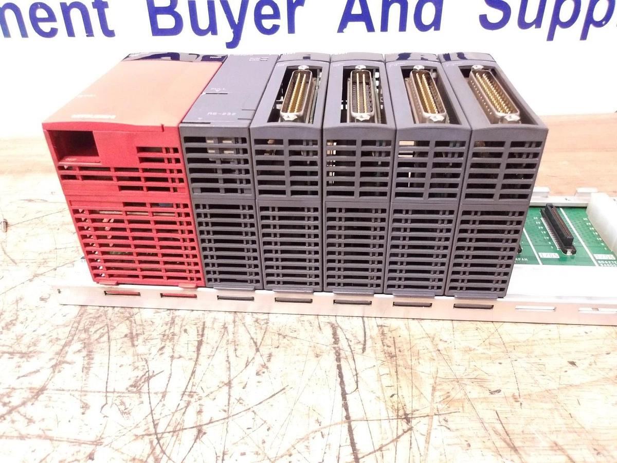 Used MITSUBISHI G38B RACK & CARDS, #119917G USED