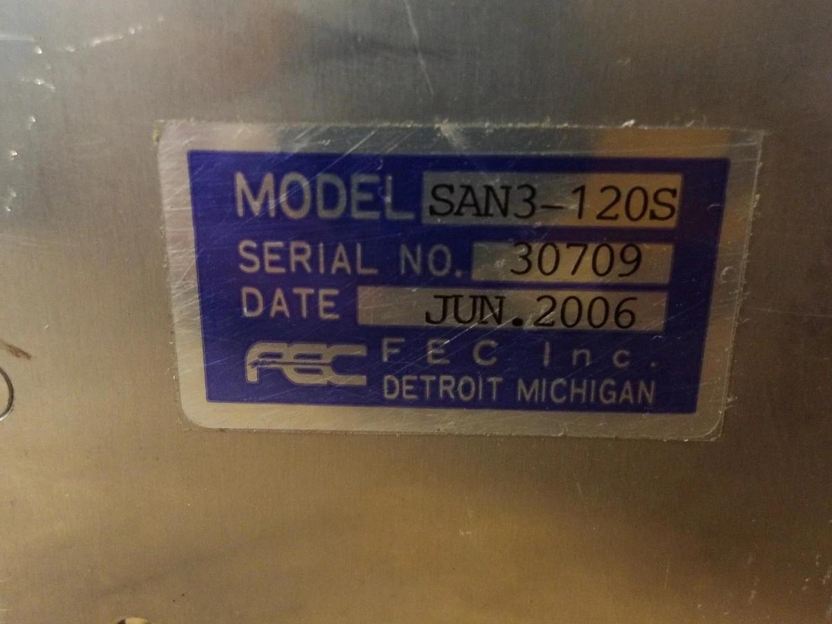 Used FEC SAN3-120S SERVO DRIVE CONTROLLER, #1222958G USED